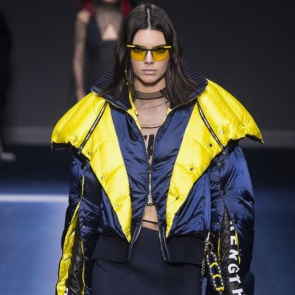 Versace Layered Puffer Coat